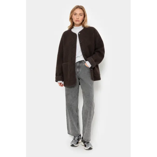 Ame antwerp HANNAH BROWN WOOL OVERSIZED