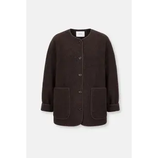 Ame antwerp HANNAH BROWN WOOL OVERSIZED
