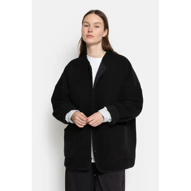 Ame antwerp HANNAH BLACK WOOL OVERSIZED