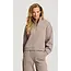 Deblon Sports AISHA HALF ZIP  SWEATER BROWN MEL.