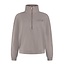 Deblon Sports AISHA HALF ZIP  SWEATER BROWN MEL.
