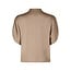 Neo Noir ANELLE HEAVY SATEEN BLOUSE DARK TAUPE