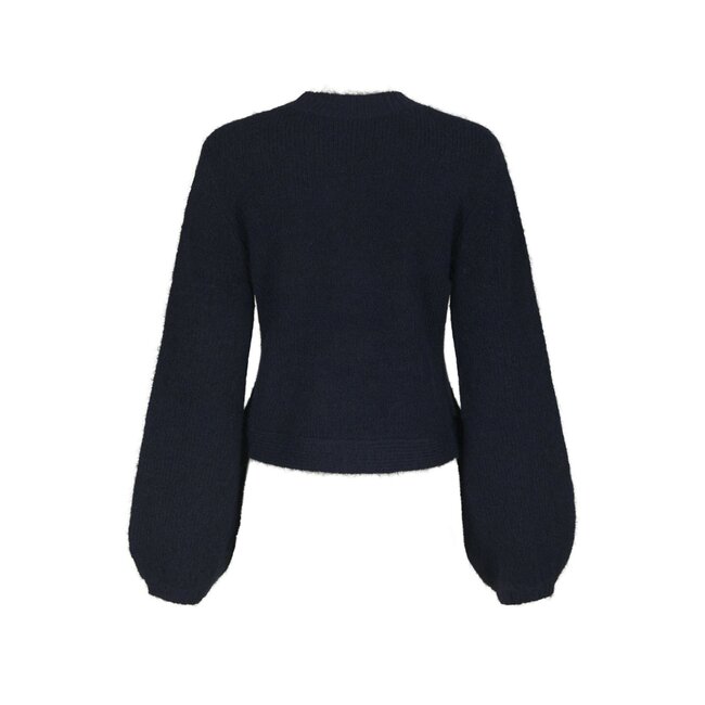 Neo Noir GIO FLUFFY KNIT CARDIGAN NAVY