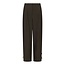 Neo Noir ISOTTA STRUCTURE TIE PANTS DARK BROWN