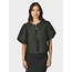 Neo Noir AISA BROCADE BLOUSE DARK GREEN