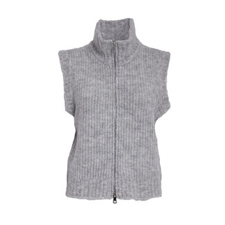 Minus GINNY KNIT VEST FROST GRAY