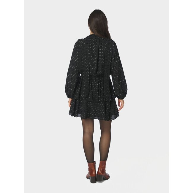 Neo Noir NIELLE DOT DRESS BLACK