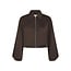 Neo Noir DENIELLE HEAVY SATEEN JACKET DARK BROWN