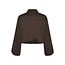 Neo Noir DENIELLE HEAVY SATEEN JACKET DARK BROWN