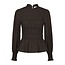 Neo Noir POSSA BIG CHECK BLOUSE BROWN CHECK