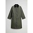 WOOLRICH WAXED COAT DARK GREEN