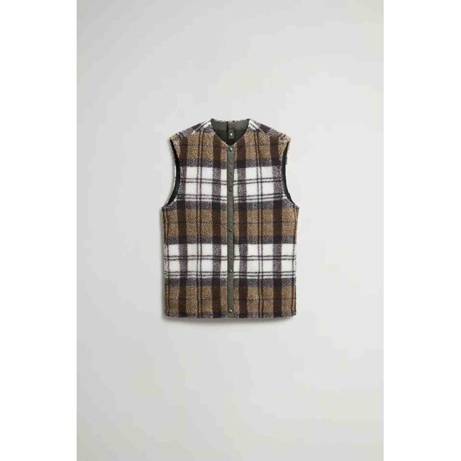 WOOLRICH WAXED COAT DARK GREEN
