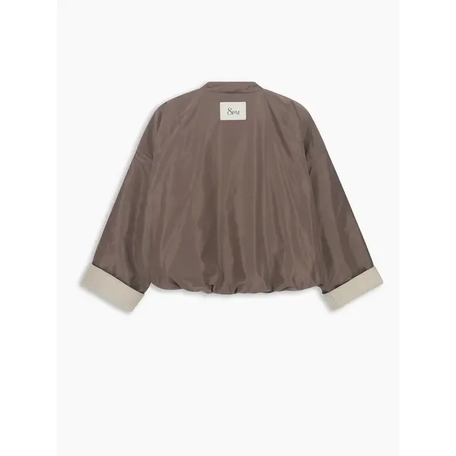 8PM SUGARBUSH BOMBER OFF WHITE MOKA