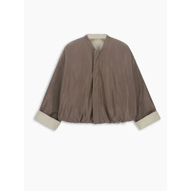 8PM SUGARBUSH BOMBER OFF WHITE MOKA