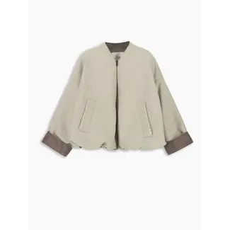 8PM SUGARBUSH BOMBER OFF WHITE MOKA