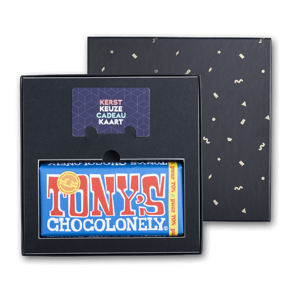 Cadeaupakket Tony’s Chocolonely ‘Puur’ + cadeaukaart