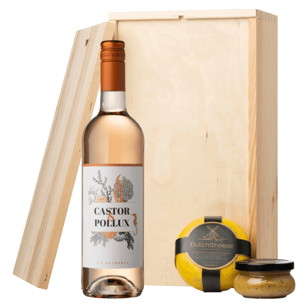 Castor & Pollux Vin de France Rosé | Rosé & Kaas | incl. Gratis Kaartje