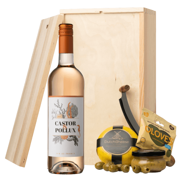 Castor & Pollux Vin de France Rosé | Rosé & Kaas | incl. Gratis Kaartje