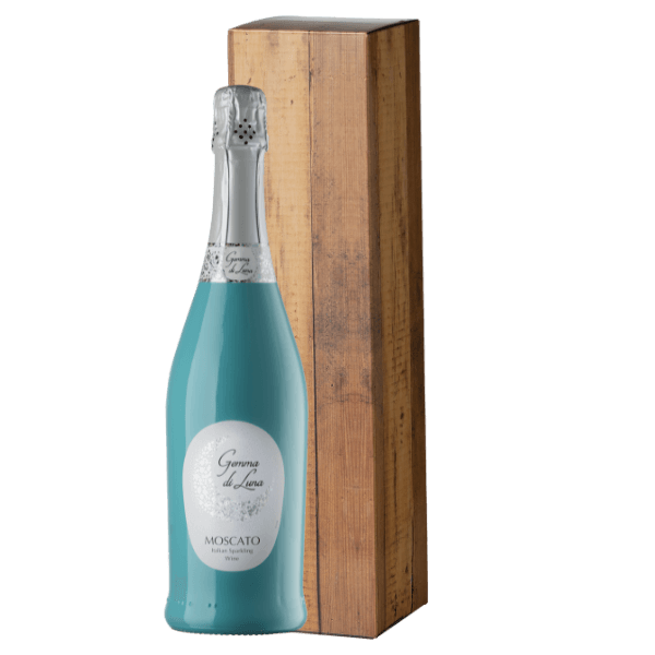 Gemma di Luna Premium Sparkling Moscato | Wijn Cadeau | incl. Gratis Kaartje