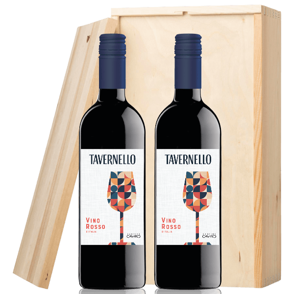 Tavernello Tavernello Vino Rosso Caviro | Wijnpakket | incl. Gratis Kaartje