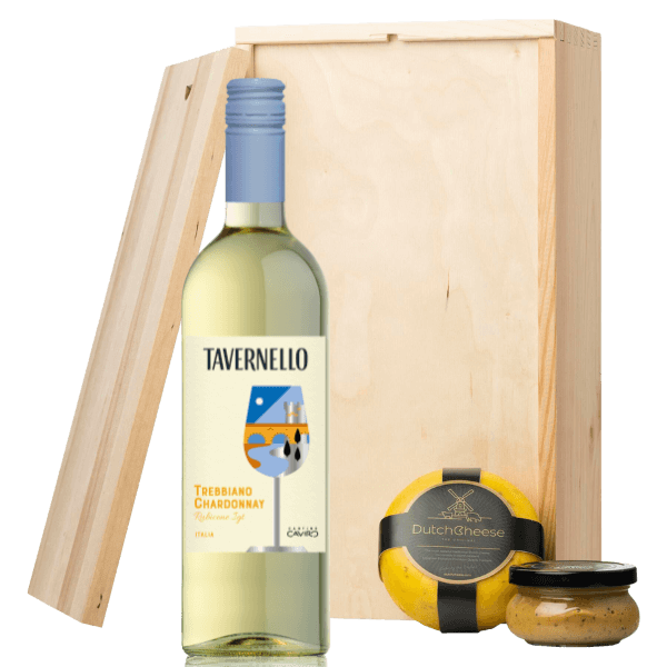 Tavernello Tavernello Trebbiano Chardonnay Rubicone | Wijn & Kaas | incl. Gratis Kaartje