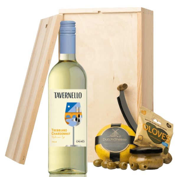Tavernello Tavernello Trebbiano Chardonnay Rubicone | Wijn & Kaas | incl. Gratis Kaartje