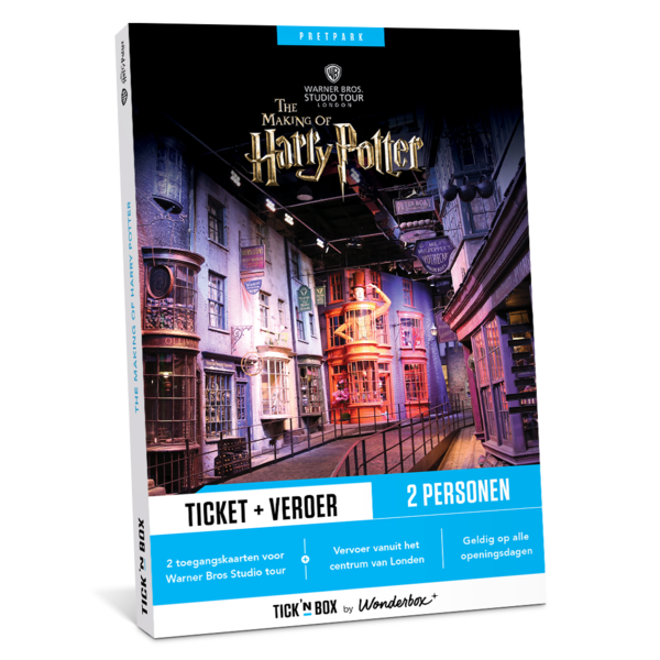 Tick'nBox cadeaukaarten Tick'nBox - Harry Potter Studio