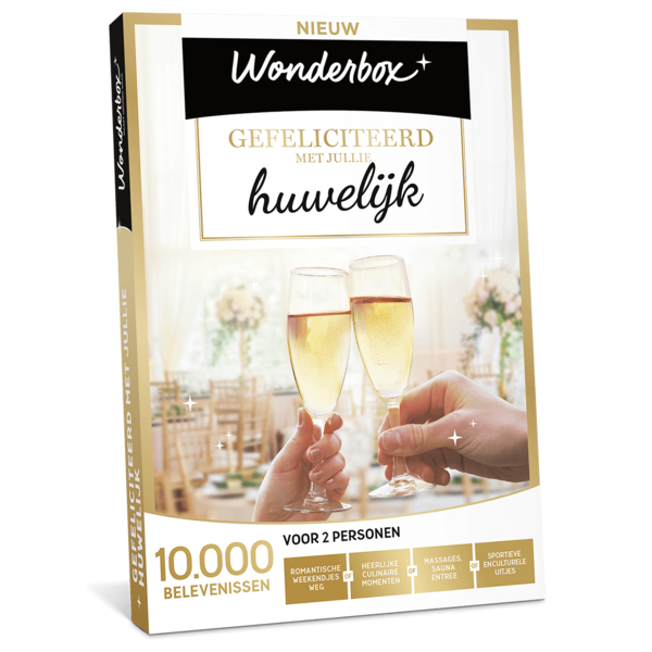 Wonderbox cadeaukaarten Wonderbox - Gefeliciteerd met jullie huwelijk