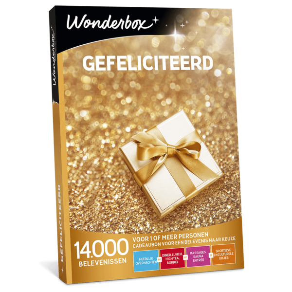 Wonderbox cadeaukaarten Wonderbox – Cadeaubon Gefeliciteerd