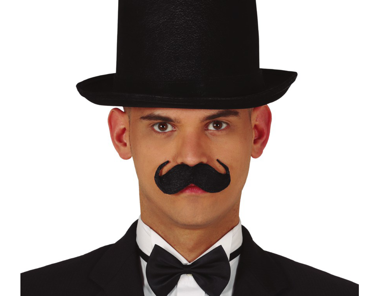 Englischer Schnauzbart Schwarz - Partywinkel