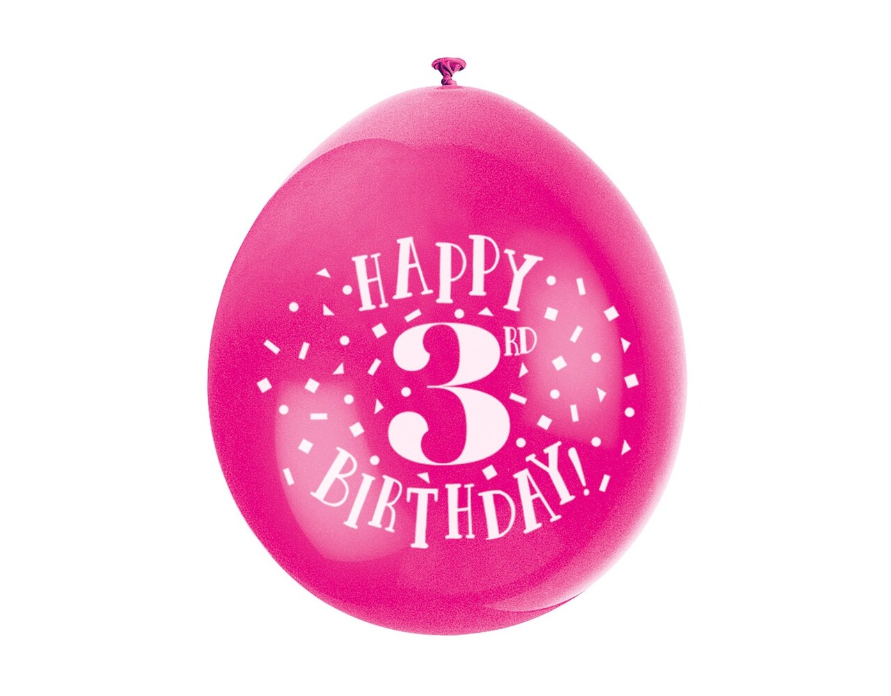 Luftballons Happy Birthday 3 Jahre 28cm 10Stk Partywinkel