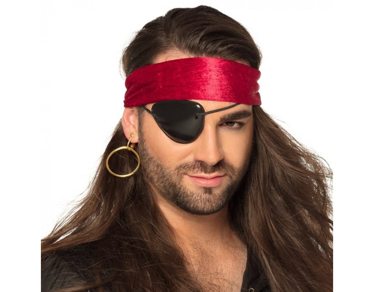 BOZILY Piratenkostüm Kinder 6-tlg. - Mit Augenklappe, Stirnband & Weste Für Rollenspiele