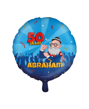 Helium Ballon Abraham 50 Jahre Nobel 45 cm pro Einheit