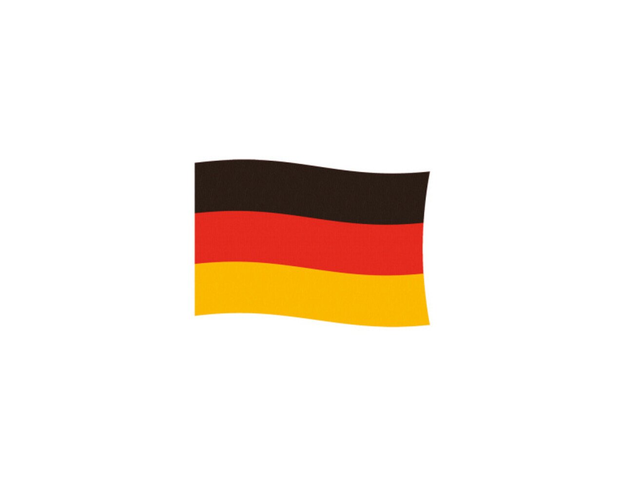 Deutschland Flagge 1.5m - Partywinkel