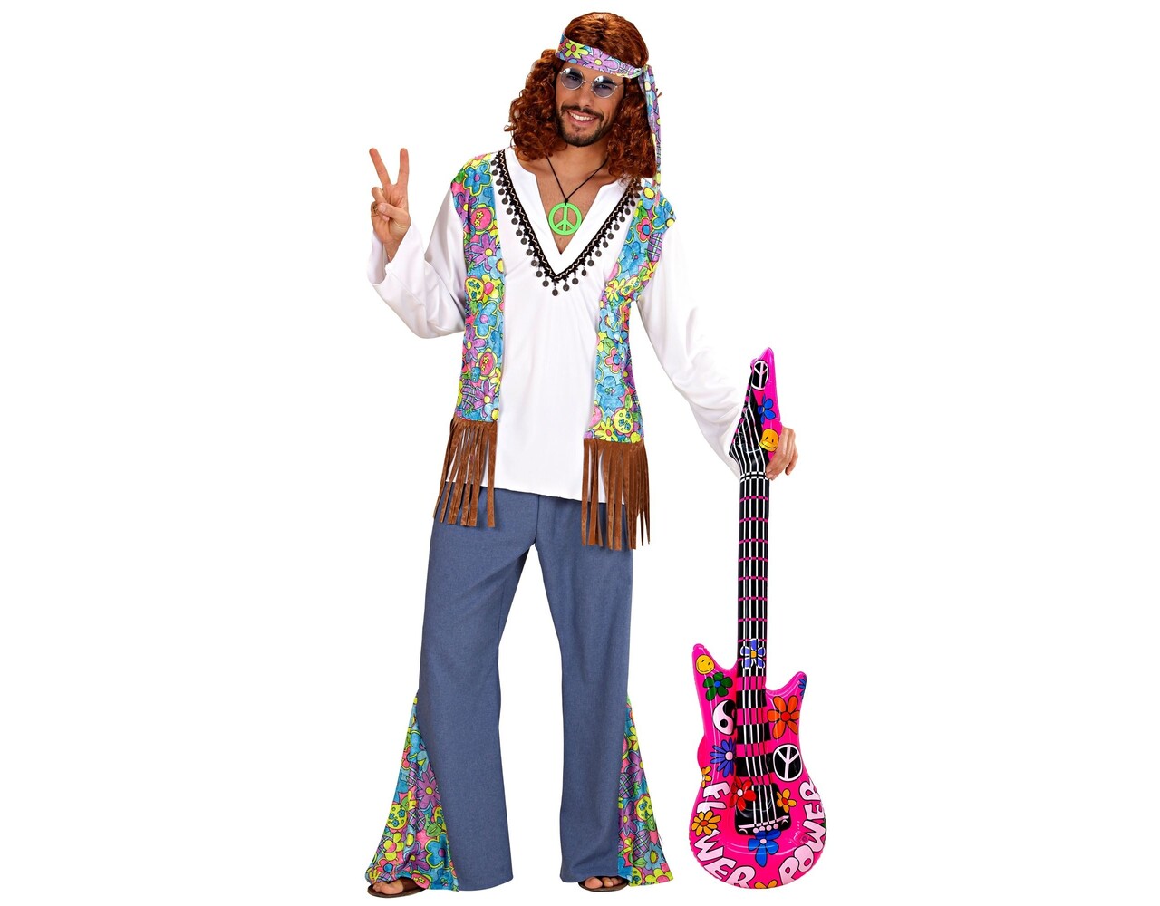 9-teiliges Set Aufblasbare Gitarren - 91cm Rockstar-Partydekoration In 9 Farben