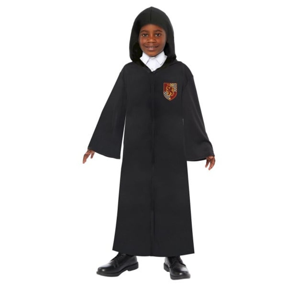Kinderkostüm Harry Potter Umhang mit 4 Abzeichen Partywinkel