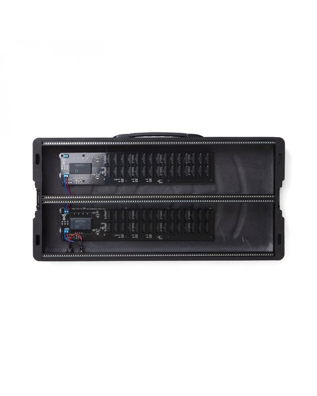 Erica Synths 2x104HP Carbon Fiber Travel Case with Lid (EU plug)