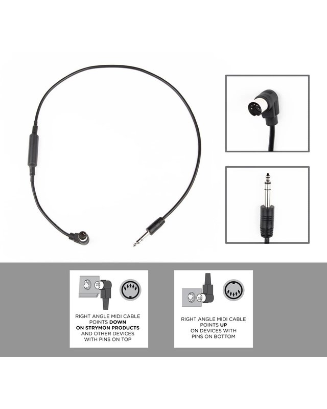 Strymon Right Angle MIDI – Straight TRS Cable
