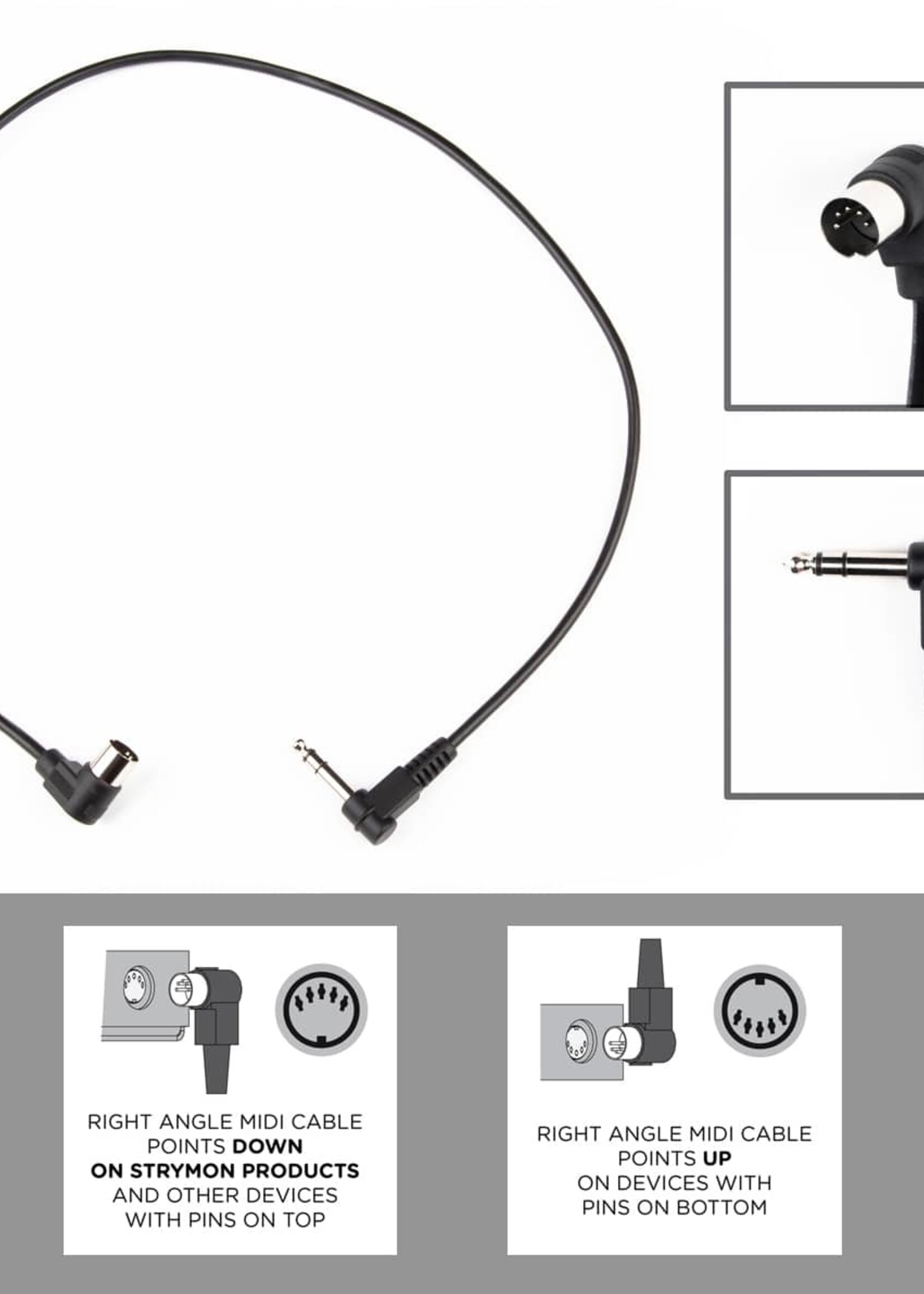Strymon Right Angle MIDI – Right Angle TRS Cable