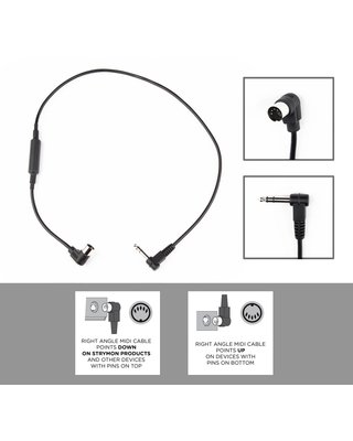 Strymon Right Angle MIDI – Right Angle TRS Cable