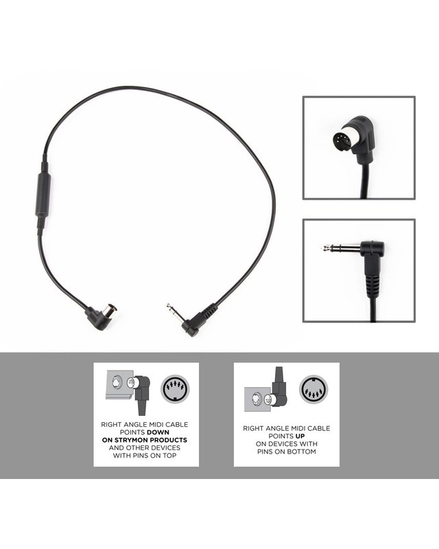 Strymon Right Angle MIDI – Right Angle TRS Cable