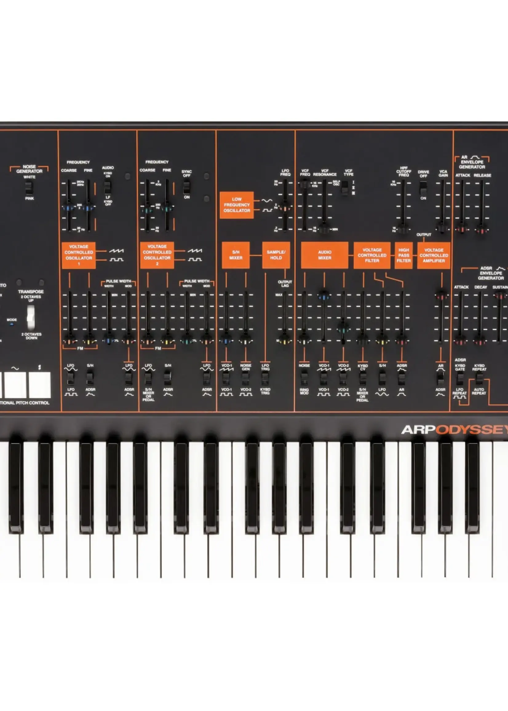 Korg ARP Odyssey FS Rev3 – Black/Orange
