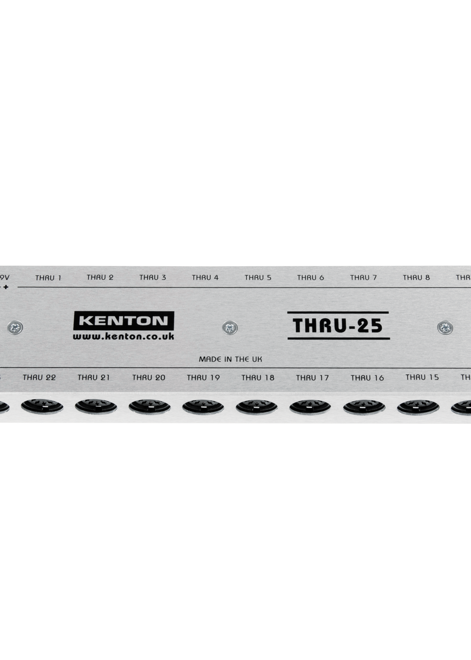 Kenton Thru 25 – 1 MIDI IN to 25 THRU