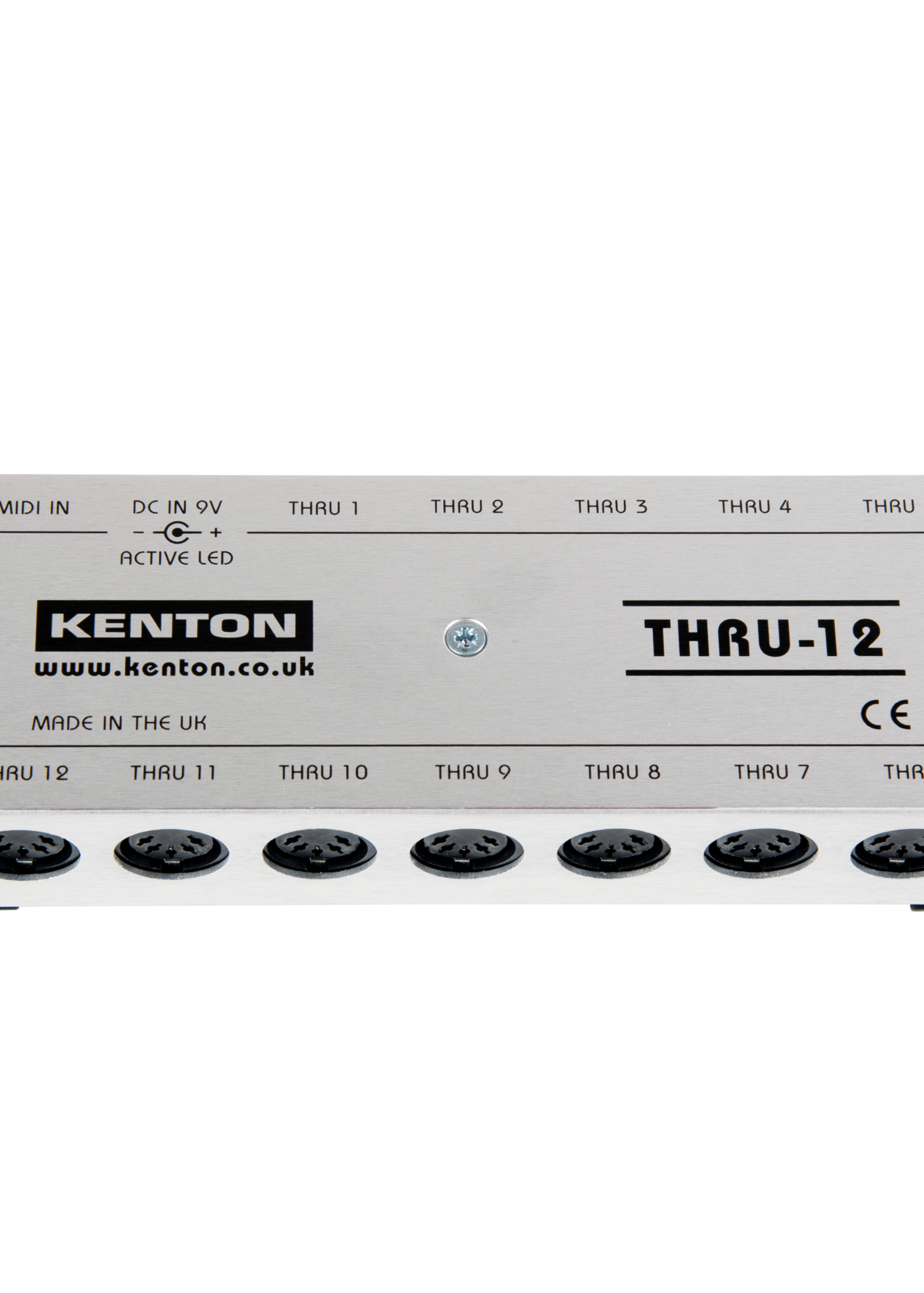 Kenton Thru 12 – 1 MIDI IN to 12 THRU