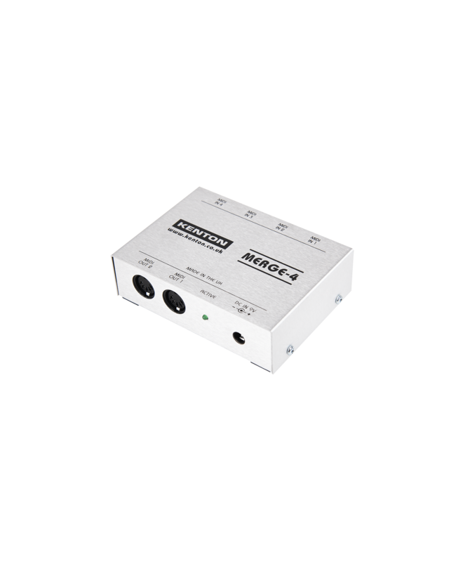 Kenton Merge 4 – 4 MIDI IN to 2 OUT