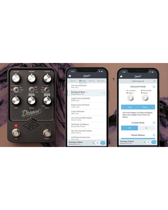 Universal Audio UAFX Dream '65 - Volt Music Store Universal Audio UAFX Dream '65 - Volt Music Store