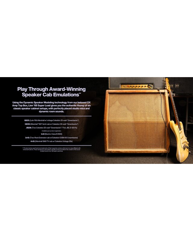 Universal Audio Lion 68 Super Lead Amp