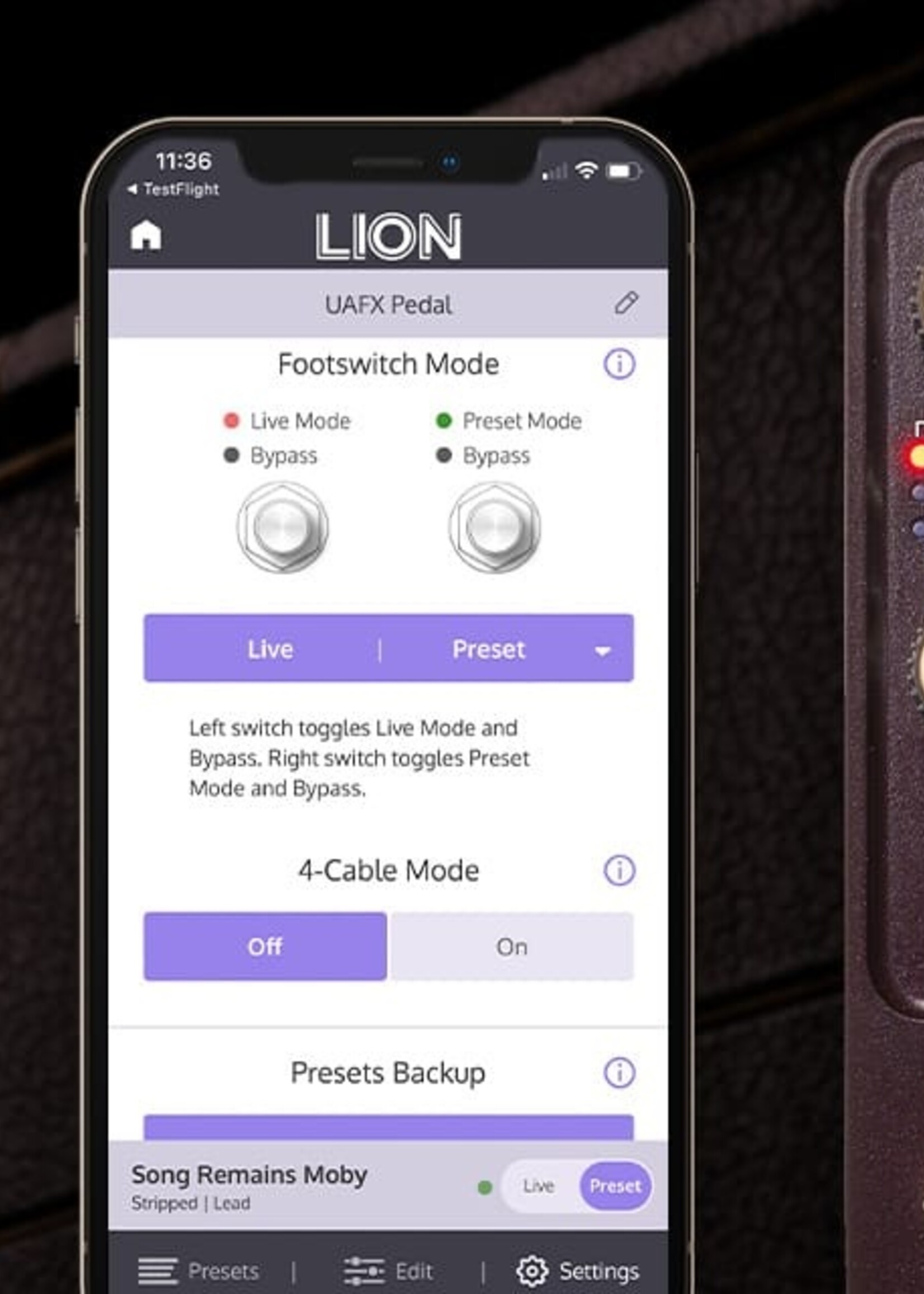 Universal Audio Lion 68 Super Lead Amp