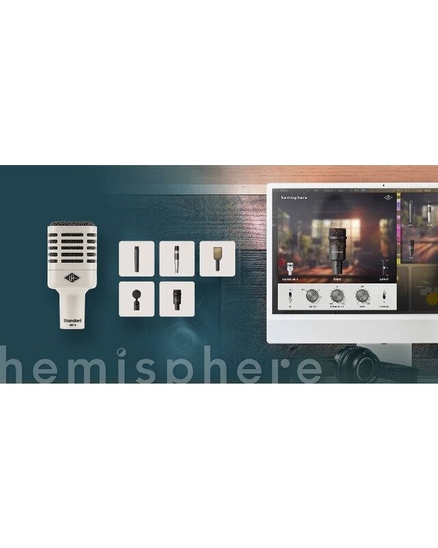 Universal Audio SD-3 Dynamic Microphone with Hemisphere Modeling