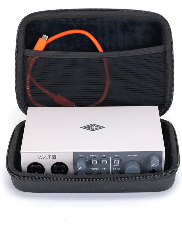 Analog Cases GLIDE Case For Universal Audio Volt 1/2 / Apollo Solo/Arrow/Focusrite Scarlett 4i4